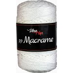 Pletací / háčkovací příze Vlna-Hep PP MACRAME 4002 bílá, jednobarevná, 100g/85m – Zboží Dáma Pletací / háčkovací příze Vlna-Hep PP MACRAME 4002 bílá, jednobarevná, 100g/85m – Zboží Dáma