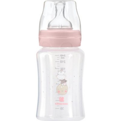 KikkaBoo kojenecká láhev Hippo Dreams Pink 240ml – Zboží Dáma