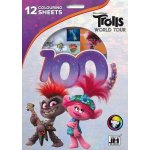 Jiri Models 100 samolepek s omalovankovými listy Princezny – Zboží Dáma