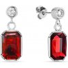 Náušnice Spark červené se Swarovski Elements Royal KC26028SC Scarlet