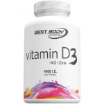 Best Body nutrition Vitamin D3 + K2 + zinc 80 tablet – Hledejceny.cz