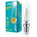 ETA RETRO LEDka svíčka filament 6W, E27, teplá bílá