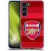 Pouzdro a kryt na mobilní telefon Samsung Pouzdro HEAD CASE Samsung Galaxy S23 Plus Arsenal FC Logo s pruhy