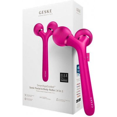 Geske Sonický váleček 4v1 na obličej a tělo s aplikací magenta – Zboží Mobilmania