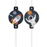 Můjrendlík Papírová brčka vesmír 4 ks – Zboží Dáma