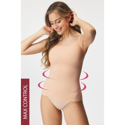 Bye Bra Stahovací tílko Sculpting béžová – Zboží Mobilmania