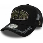 New Era Branded Distressed Patch 9FORTY A-Frame Trucker Black – Zboží Mobilmania