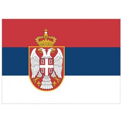 Vlajka Printwear Srbsko 150x90 cm – Hledejceny.cz