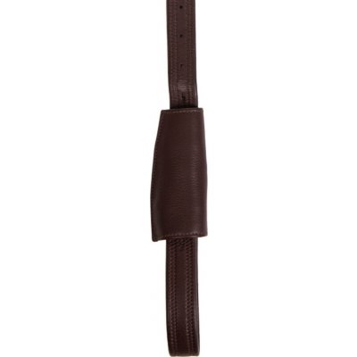 QHP Kožené třmenové řemeny Mono brown Velikost: 60 cm – Zbozi.Blesk.cz