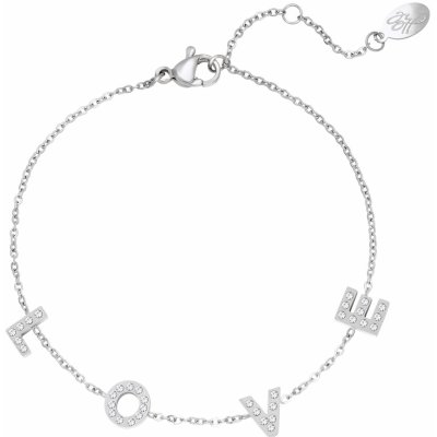 Ornamwnti Love letters silver OOR150046