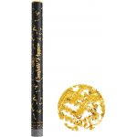 Vystřelovací konfety zlaté metalické pásky 60 cm – Zboží Dáma