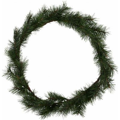 House Doctor Svítící LED věnec Peuce Nature Ø 40 cm, zelená barva, plast – Hledejceny.cz