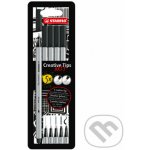 Stabilo Linery Creative Tips arty sada černá 5 šířek stopy – Sleviste.cz