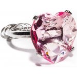 Popron přívěsek na klíče .cz diamant srdce růžový – Zboží Mobilmania