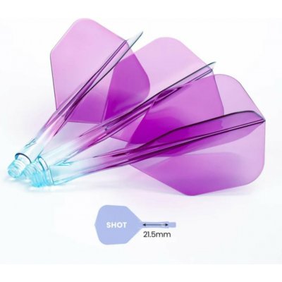 Caliburn Letky SUP - No6 - Two Tone - Blue & Purple - short – Sleviste.cz