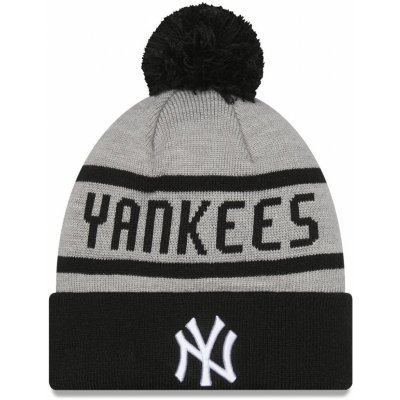 New Era MLB Jake Cuff Beanie New York Yankees šedá