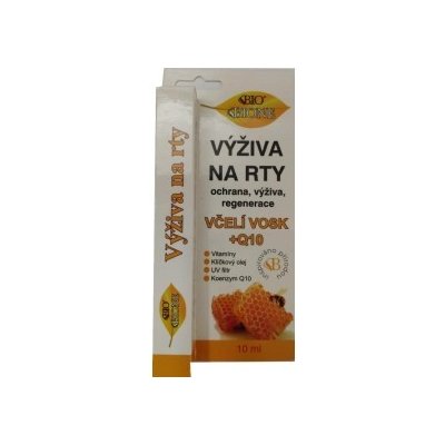Bione Cosmetics výživa na rty včelí vosk a Q10 10 ml – Zboží Dáma