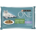 Purina ONE Indoor Formula tuňák telecí 4 x 85 g – Zbozi.Blesk.cz