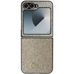 Guess PC/TPU Glitter Flakes Metal Logo Samsung Galaxy Z Flip 6 Gold GUHCZF6HGGSHD – Zboží Mobilmania