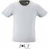 Dětské tričko Sol's Milo z organické bavlny s enzymatickým ošetřením šedá