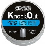 Diabolky JSB Match KNOCKOUT Slugs 4,52 mm 400 ks – Zboží Dáma