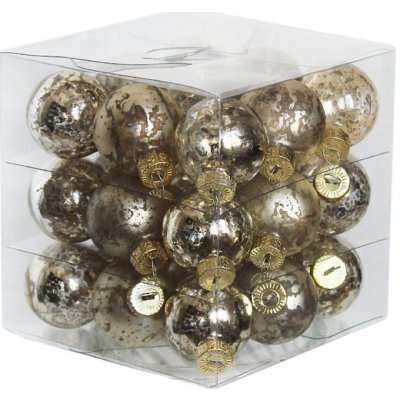 J&M Home International LTD. Koule sklo 2,5cm/27ks antik stříbrná – Hledejceny.cz