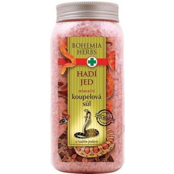 Bohemia Herbs Hadí jed relaxační koupelová sůl 900 g