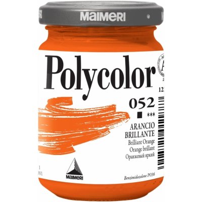 Maimeri Vynil Polycolor akrylová barva brilliant orange 052 140 ml – Hledejceny.cz