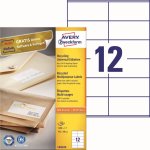 Avery Zweckform Etikety 100 listů A4 bílé 105 x 48 mm univerzální 3424 – Hledejceny.cz