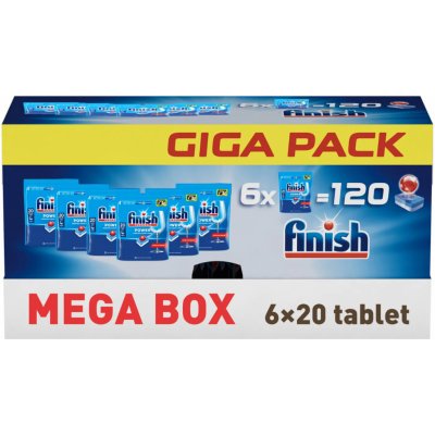 Finish PowerBall All in 1 Max Regular Mega tablety do myčky 6 x 20 ks – Zboží Dáma