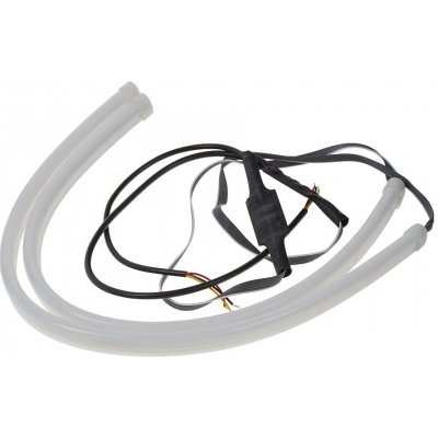 LED pásek, dynamické blinkry oranžová / poziční světla bílá, 45 cm | Zboží Auto