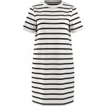 Esmara tričkové šaty bílá černá – Zboží Dáma