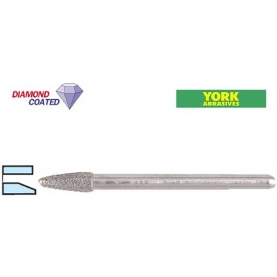 York UK YRK-210-9250K fréza s DIA povlakem, ostrý oblouk, 5,0x10mm, S3 – Zbozi.Blesk.cz