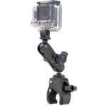RAM MOUNTS RAM® sestava - základna Tough-Claw™ na průměr 0,625" - 1,14" se stř.ram. a kul.kloubem 1" pro kamery