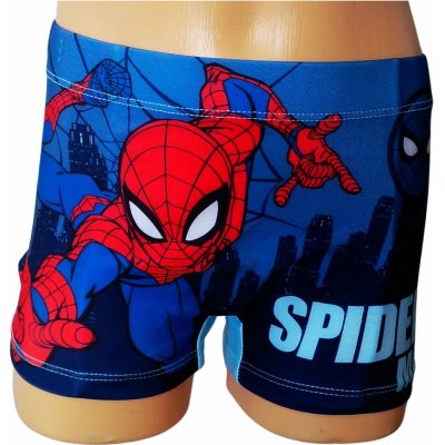 Eplusm Chlapecké plavky Spiderman noční město boxerky modré Modrá – Zboží Dáma