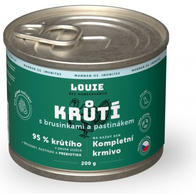 Louie Krůtí s brusinkami pastiňákem a prebiotiky 200 g – Hledejceny.cz