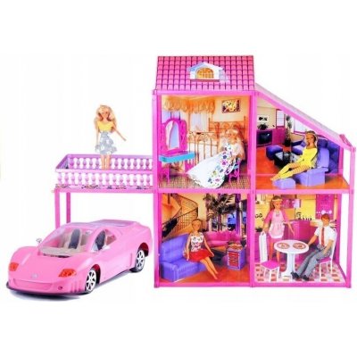 Lean Toys Domeček pro panenky Import 3383 67 cm – Zbozi.Blesk.cz