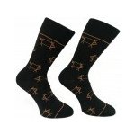 PIG-GOLD bavlněné ponožky černá – Zboží Dáma