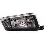 Škoda Fabia-Přední světlo DEPO černé H7+H3 pravé 7625964 – Hledejceny.cz