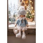 MagicHome Vánoční dekorace dětská modrá 22 cm – Hledejceny.cz