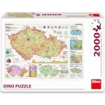 Dino Mapy České Republiky 2000 dílků – Sleviste.cz