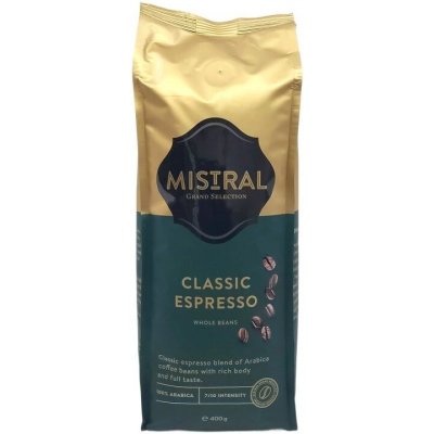 Mistral Selection Classic Espresso zrnková 0,4 kg – Hledejceny.cz