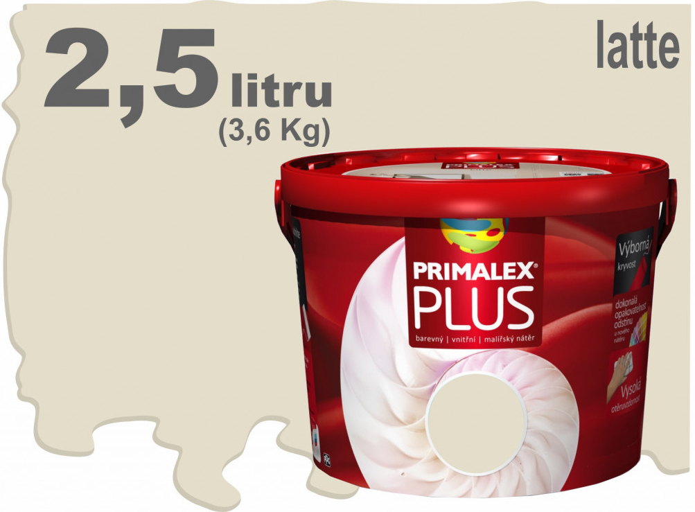 Primalex Plus 2,5 l - latte