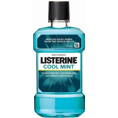 Listerine Mouthwash Cool Mint Zero ústní voda bez alkoholu pro svěží dech 500 ml – Zboží Mobilmania