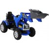 Elektrické vozítko Lean Toys Dětský elektrický traktor se lžící modrý