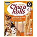 Churu Dog Rolls Chicken wraps Chicken pochoutka pro psy 8 x 12 g