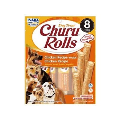 Churu Dog Rolls Chicken wraps Chicken pochoutka pro psy 8 x 12 g – Zbozi.Blesk.cz