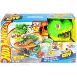 Mattel Hot Wheels CITY T-REX ÚTOČÍ NA HASIČSKOU STANICI – Hledejceny.cz