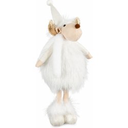 EUROFIRANY VÁNOČNÍ DEKORAČNÍ FIGURKA REINDEER 42 CM BÍLÁ