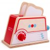 Dětský spotřebič Bigjigs dřevěný toaster s puntíky